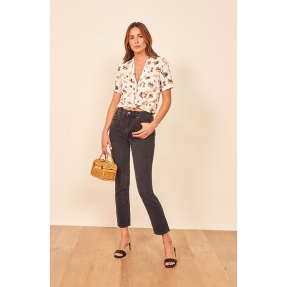 Reformation Denim - Reformation Julia High Rise Cigarette Jeans